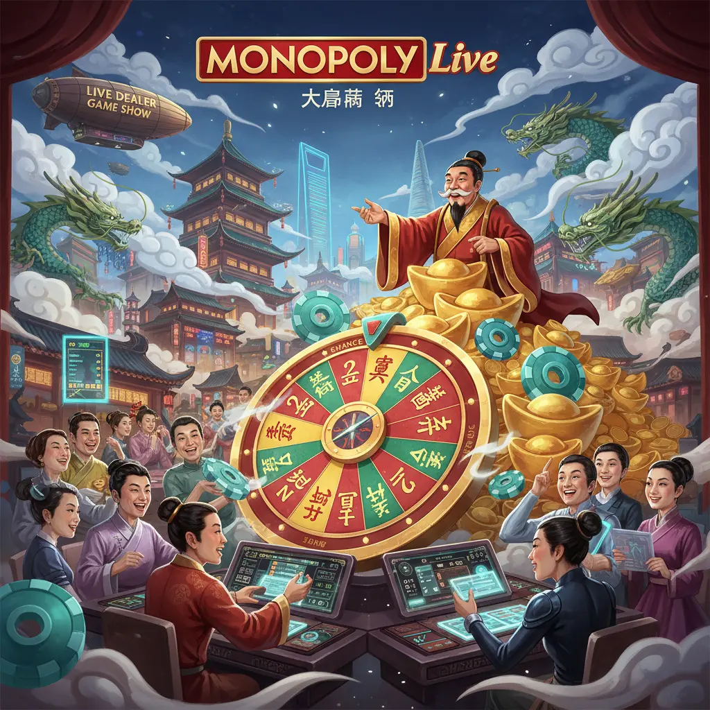 Live dealer game show varieties - MONOPOLY