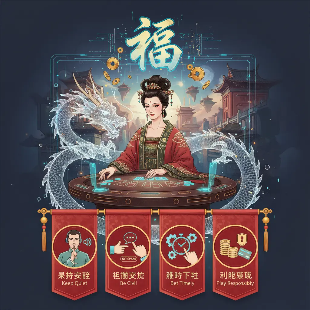 Live casino etiquette tips - Baccarat