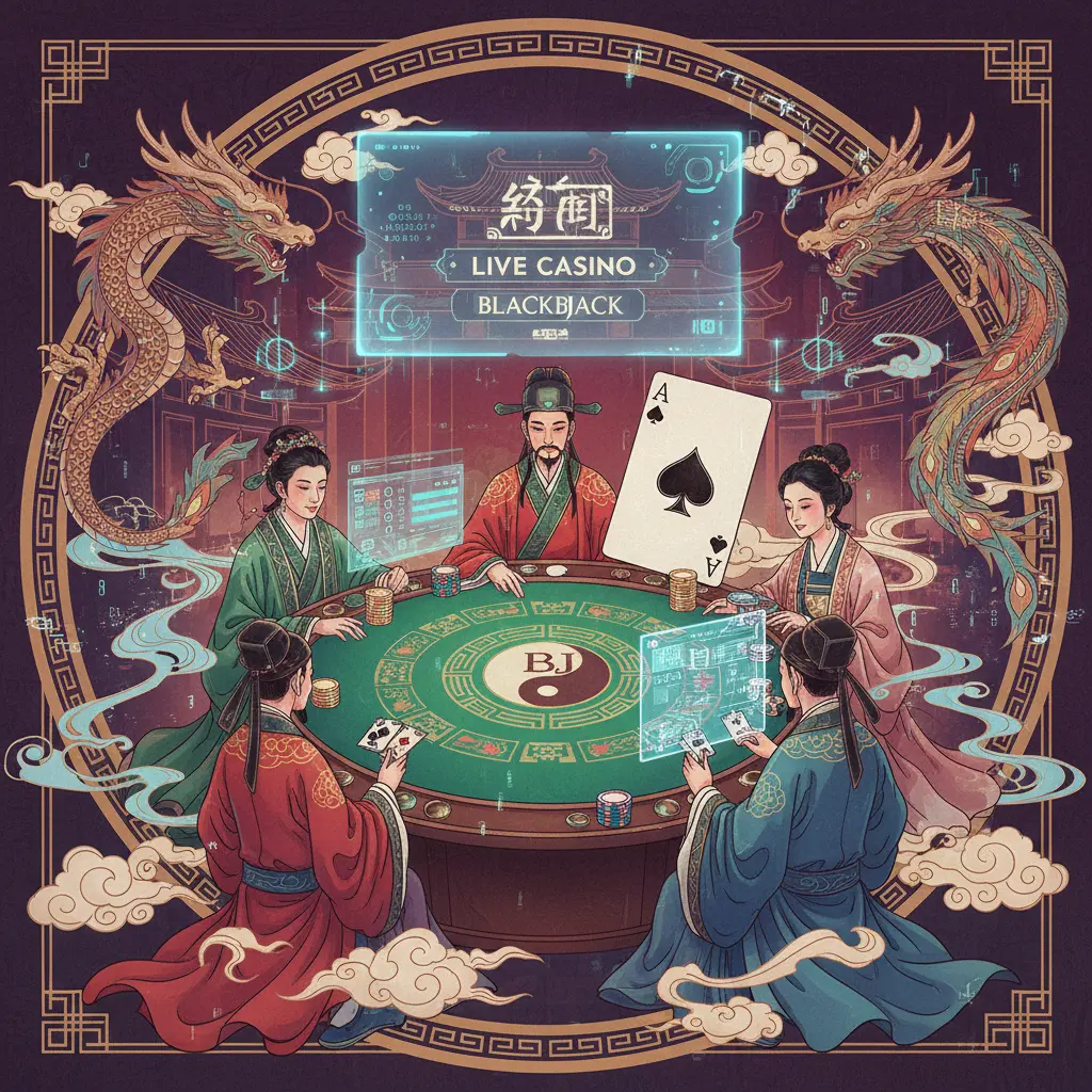 Interactive live casino games - Blackjack