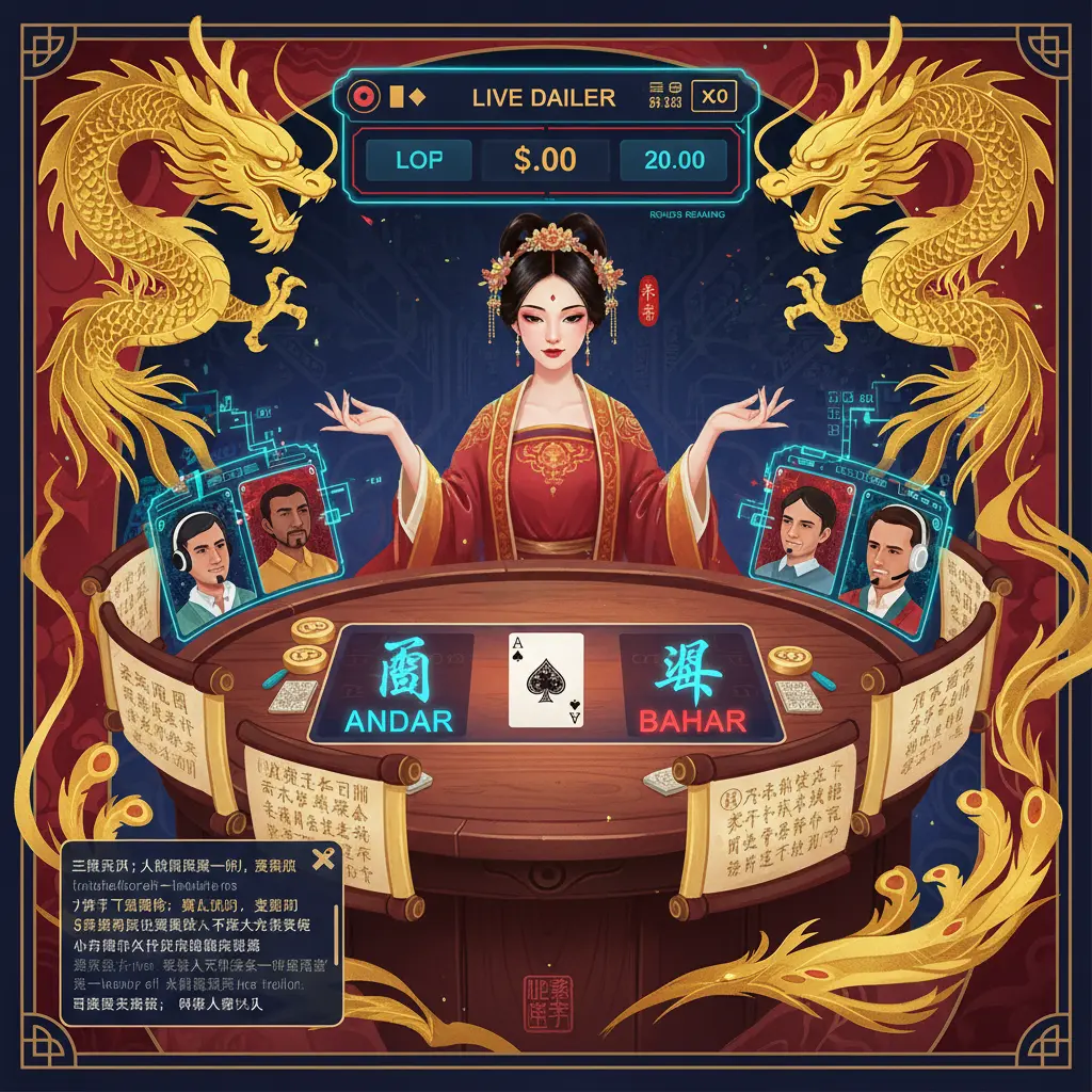 Live dealer andar bahar online - Andar
