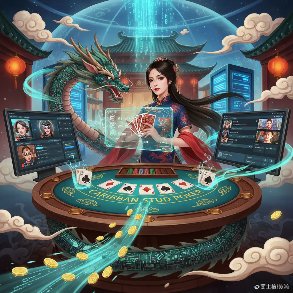 Caribbean stud live dealer games - Caribbean