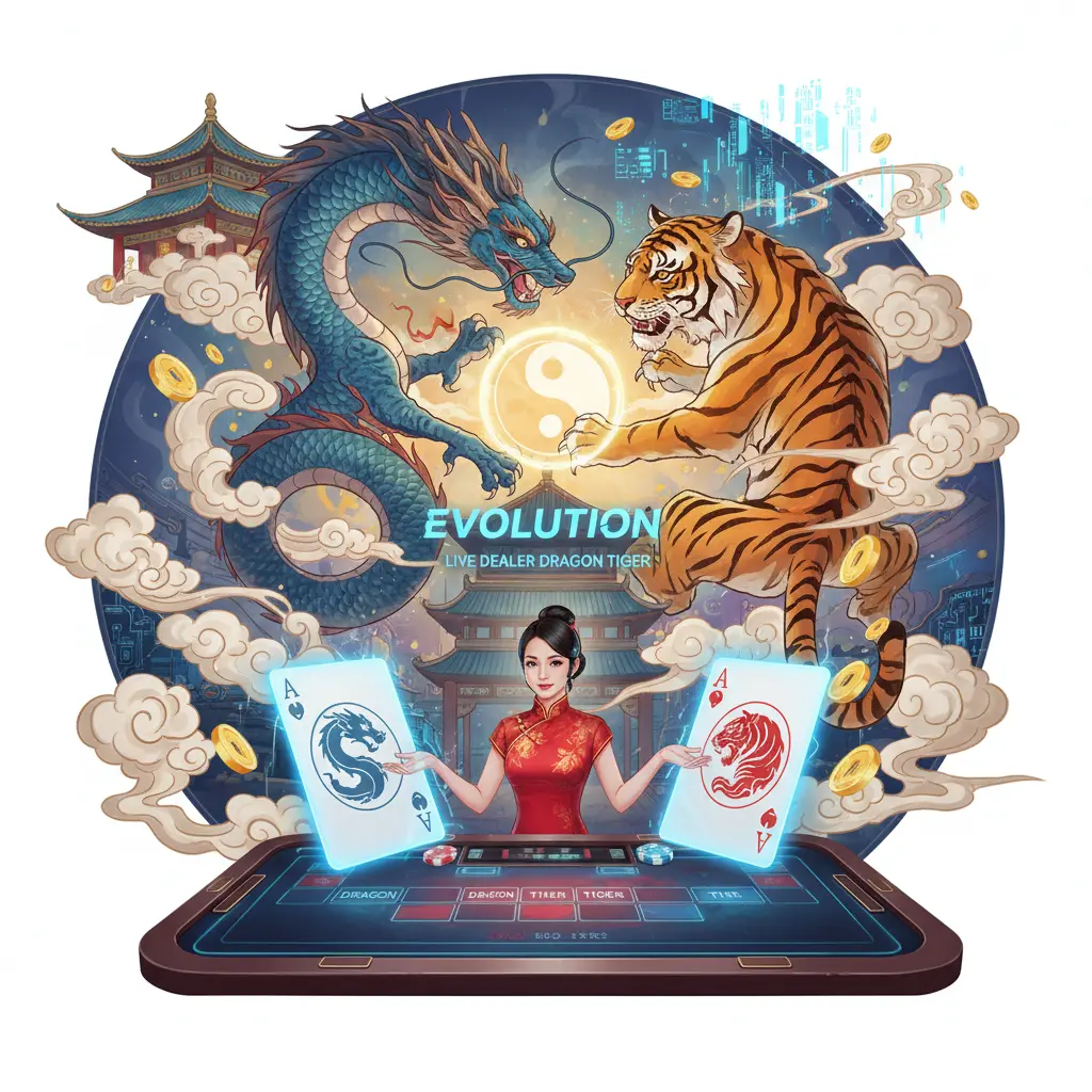 Live dealer dragon tiger rules - Evolution