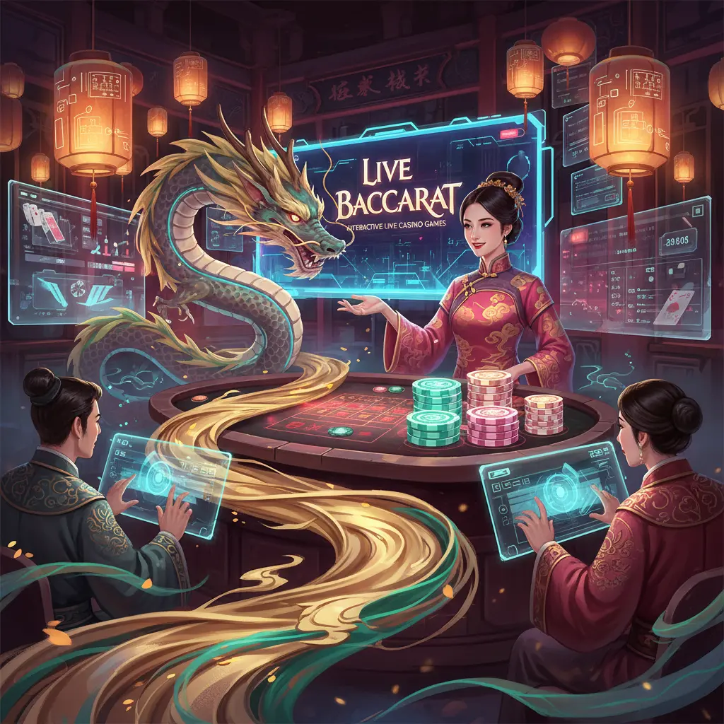 Interactive live casino games - Baccarat