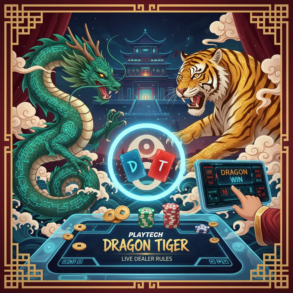 Live dealer dragon tiger rules - Playtech