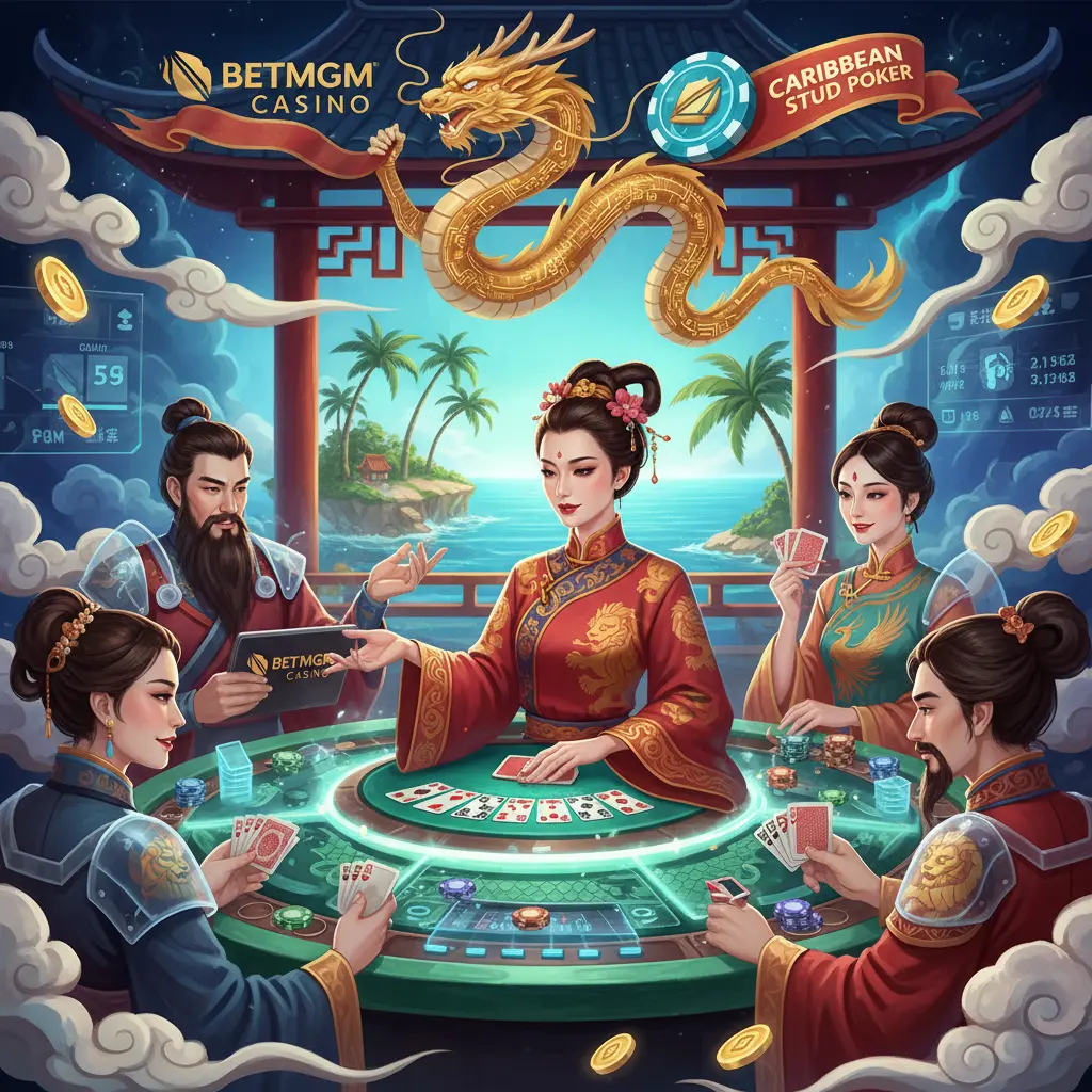 Caribbean stud live dealer games - BetMGM