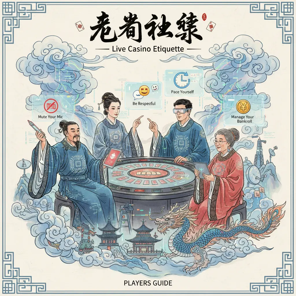 Live casino etiquette tips - Players