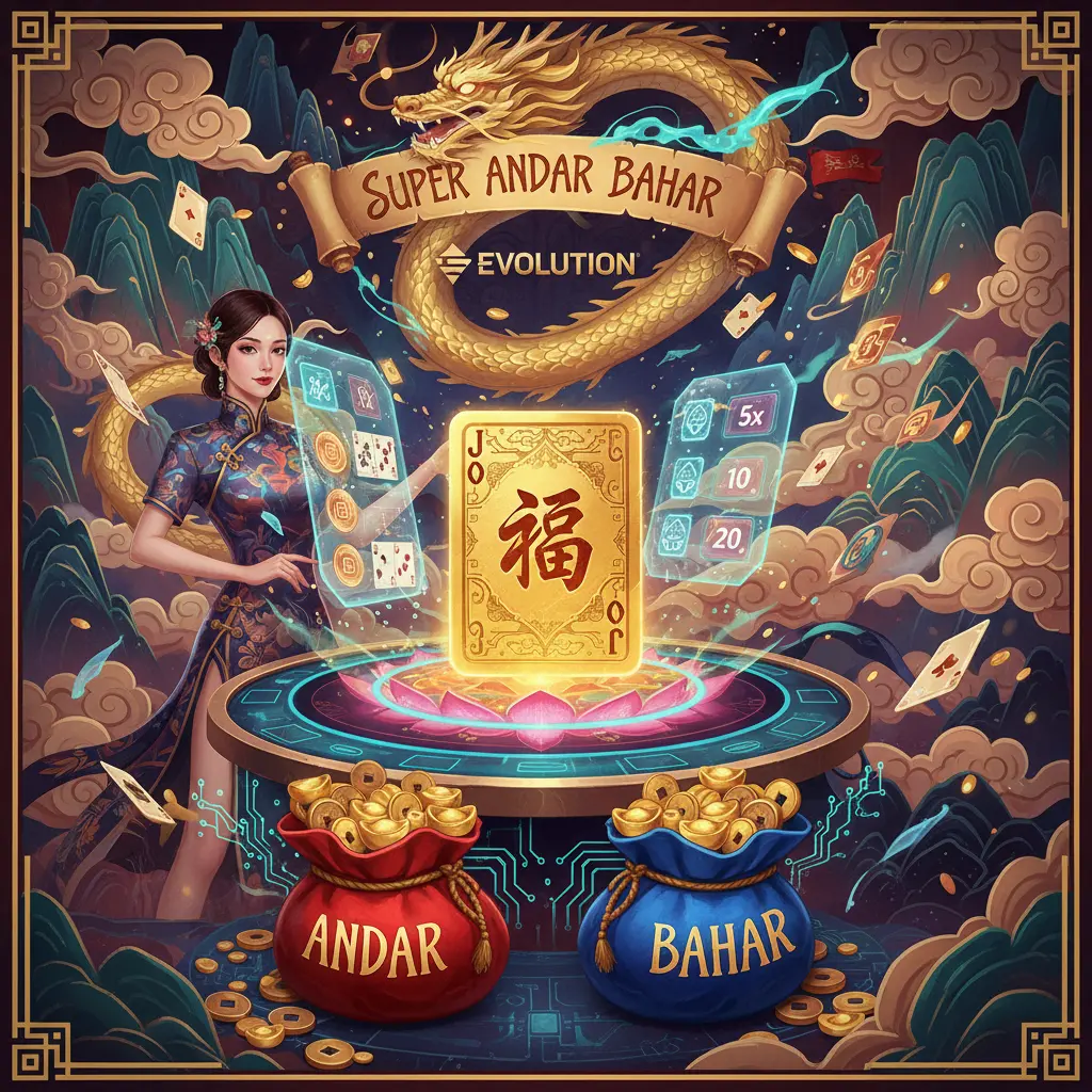 Live dealer andar bahar online - Evolution