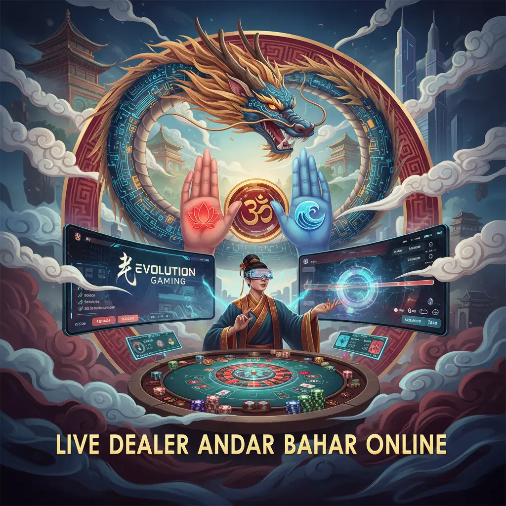 Live dealer andar bahar online - Evolution