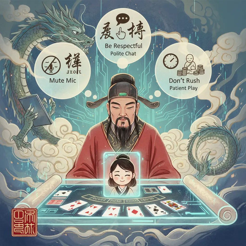 Live casino etiquette tips - Blackjack